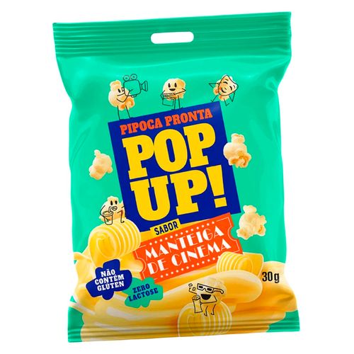 Pipoca Pop Up Sabor Manteiga de Cinema 30g-2-